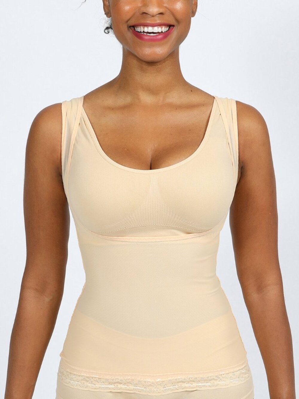 Ardyss Body Magic Womens Shapewear Tank Body Sculpting Snatched Camisole Size XL